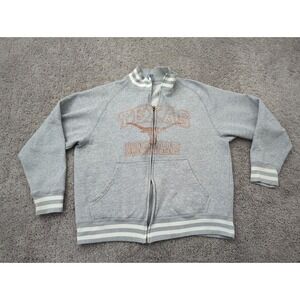 Texas Longhorns Jacket Mens‎ XL NCAA By KA Inc Gray Full Zip Long Sleeve